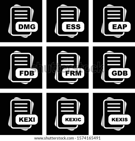 File Format Icon set for web and mobile applications
      