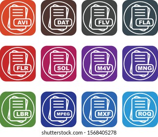 File Format Icon Set Your Project