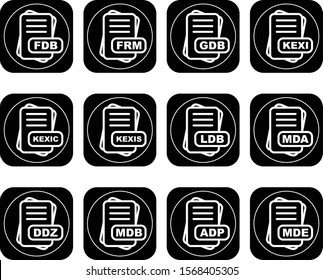 File Format Icon Set Your Project