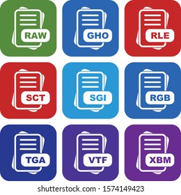 File Format Icon Set For Your Project