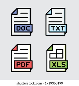 icono de formato de archivo gráfico vectorial para cualquier empresa