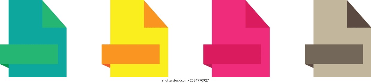 Ícone de formato de arquivo. ícone de arquivo, ilustração vetorial