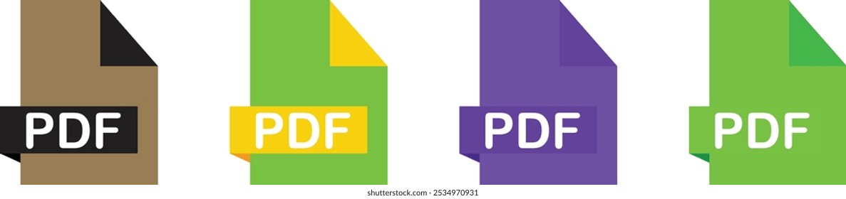 Icono de formato de archivo. icono de archivo, Ilustración vectorial