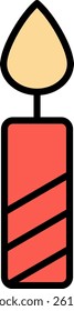 File Format Line Filled Vector Icon Design