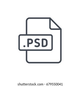 File format line psd