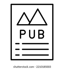 File Format vector icon. Can be used for printing, mobile and web applications.