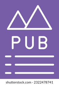 File Format vector icon. Can be used for printing, mobile and web applications.