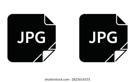 file format vector icon set for document management and web storage systems