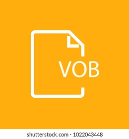 File formats and extensions, Stock Vector icon, Eps10.