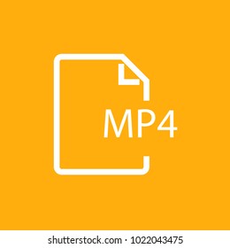 File formats and extensions, Stock Vector icon, Eps10.