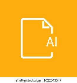 File formats and extensions, Stock Vector icon, Eps10.