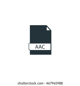 File formats icon, AAC