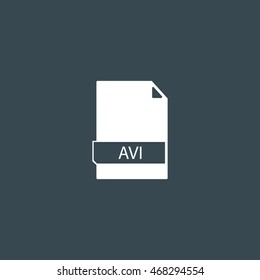 File formats icon, AVI