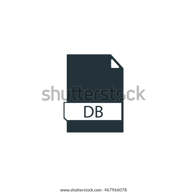 file formats icon db stock vector royalty free 467966078 shutterstock