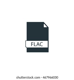 File formats icon, FLAC