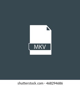 File formats icon, MKV
