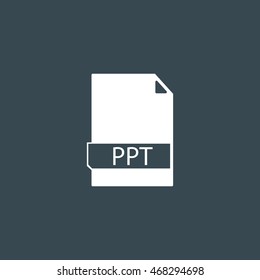 File formats icon, PPT