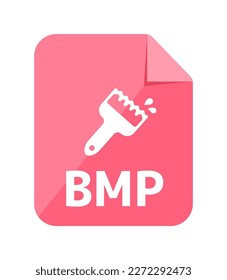 File formats vector icon illustration | BMP, Bitmap