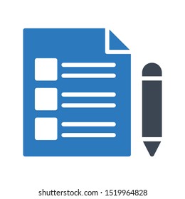 file glyph colour line vector icon