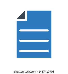 file glyph colour vector icon
