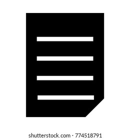 file Glyph icon