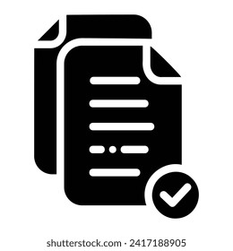 file Glyph Icon Background White