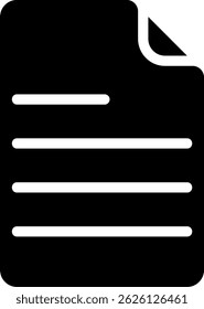 file glyph icon illustration vector