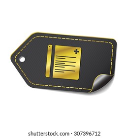 File golden Vector Icon Design