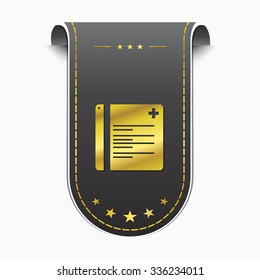 File golden Vector Icon Design