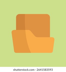 File holder icon set for organizing folders, documents, storage, and office-related content.