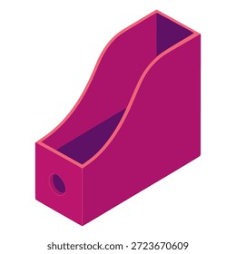 design de modelo de ilustração de vetor de cor plana de objeto de suporte de arquivo