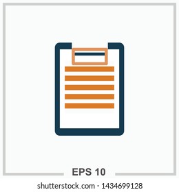 File icon colored isolated vector illustration