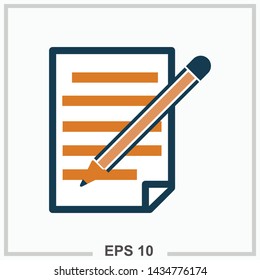 File icon colored isolated vector illustration