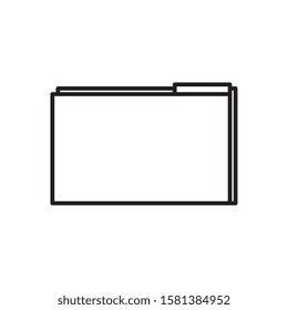 File icon design, Document data archive storage organize business office and information theme Vector illustration