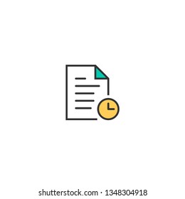 File icon design. Interaction icon vector illustration