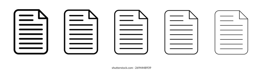 File icon design, logo, app, UI. Vector illustration, EPS