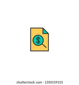 File icon design. Marketing icon vector illustration