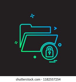File icon design vector