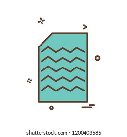 File icon design vector