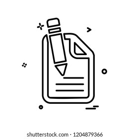 File icon design vector