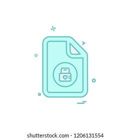 File icon design vector