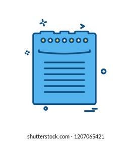 File icon design vector 