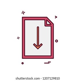 File icon design vector