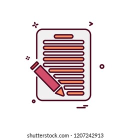 File icon design vector