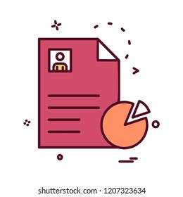 File icon design vector 