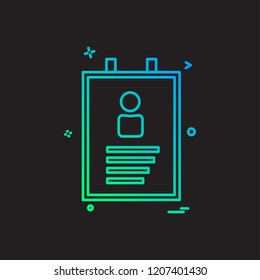 File icon design vector