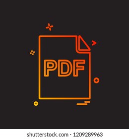 File icon design vector