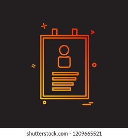 File icon design vector