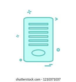 File icon design vector