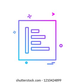 File icon design vector
